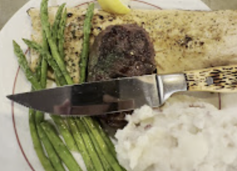 Ranch House Restaurant signature dishes Chicken Fried Steak
Lobster Ravioli
Elk Burger